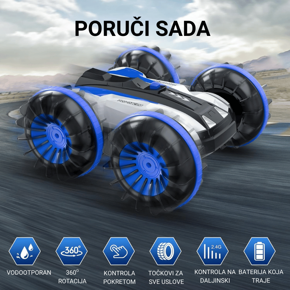VODOOTPORNI AUTIĆ NA DALJINSKO UPRAVLJANJE ZA SVAKI TEREN