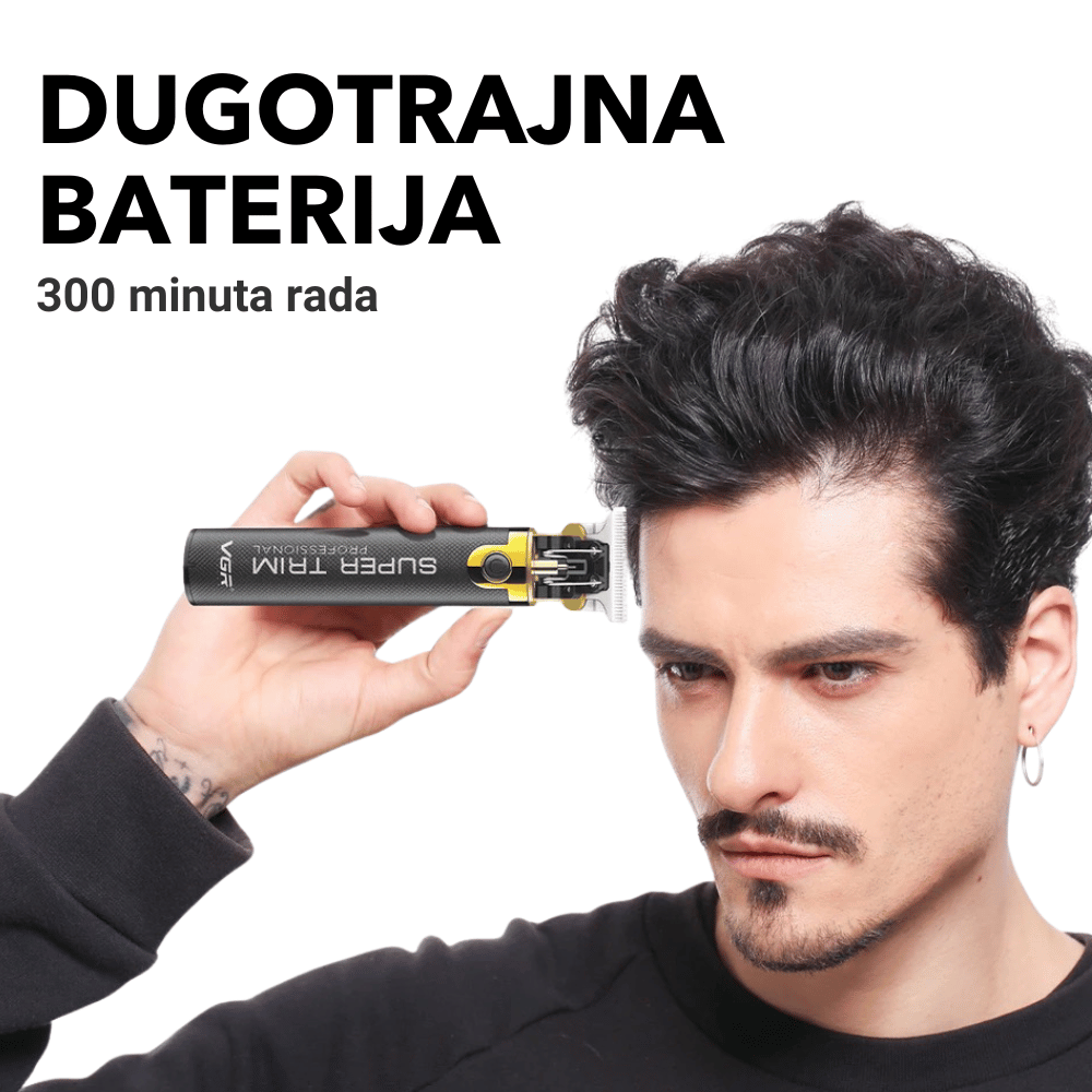 Profesionalni trimer za kosu i bradu dugotrajna baterija