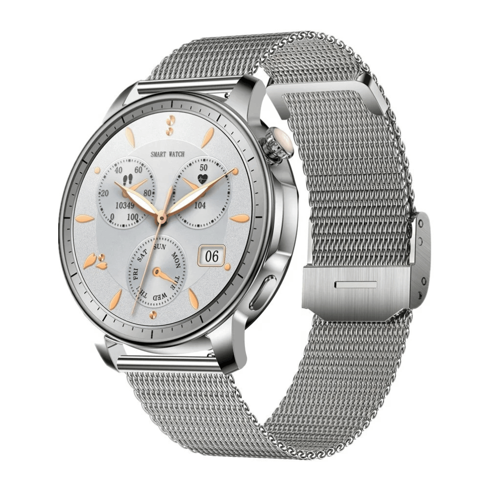 zenski pametni sat srebrani