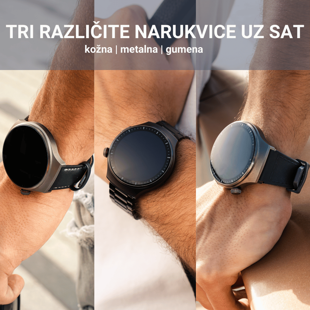 PAMETNI SAT TECH HW  - 3 NARUKVICE