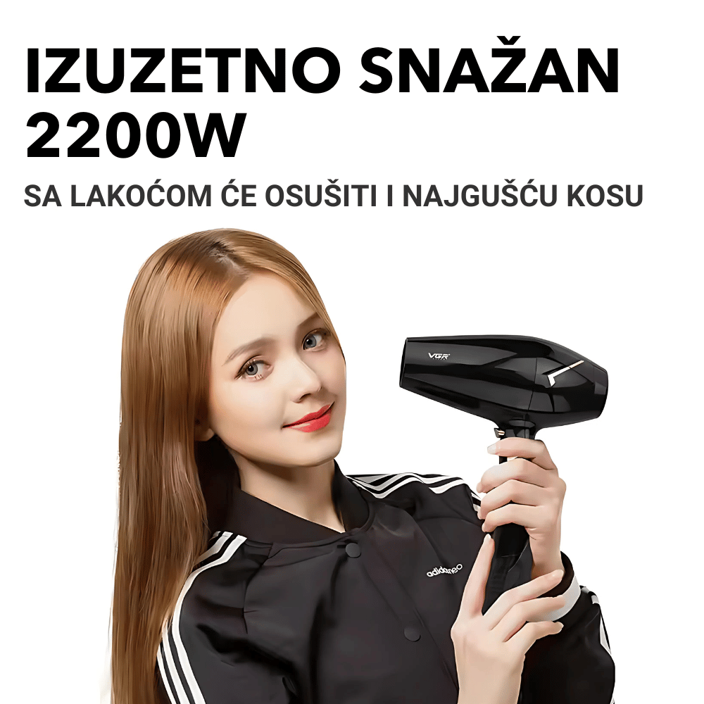 fen za kosu 2200W crni